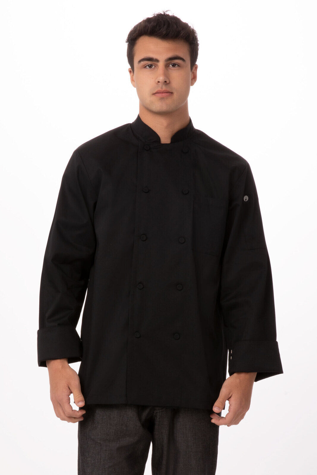 Chef Works Calgary Black Cool Vent Chef Jacket JLLSBLKS