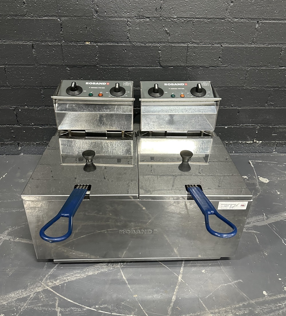 PreOwned Roband F28 2 x 8 Litre Electric Bench Top Fryer (2 x 15 Amp)