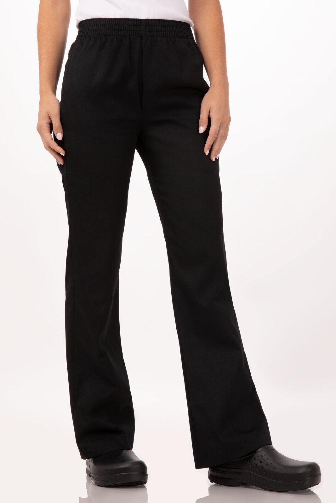 Chef Works Women's Black Essential Baggy Chef Pants PW005BLK