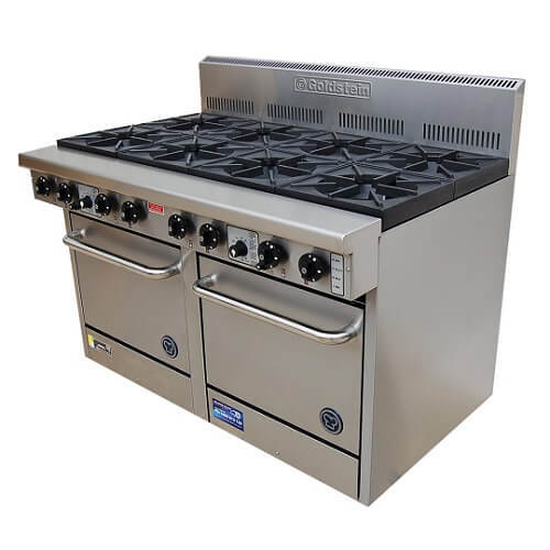 Goldstein PF8220 - 8 Gas Burner With Double Oven