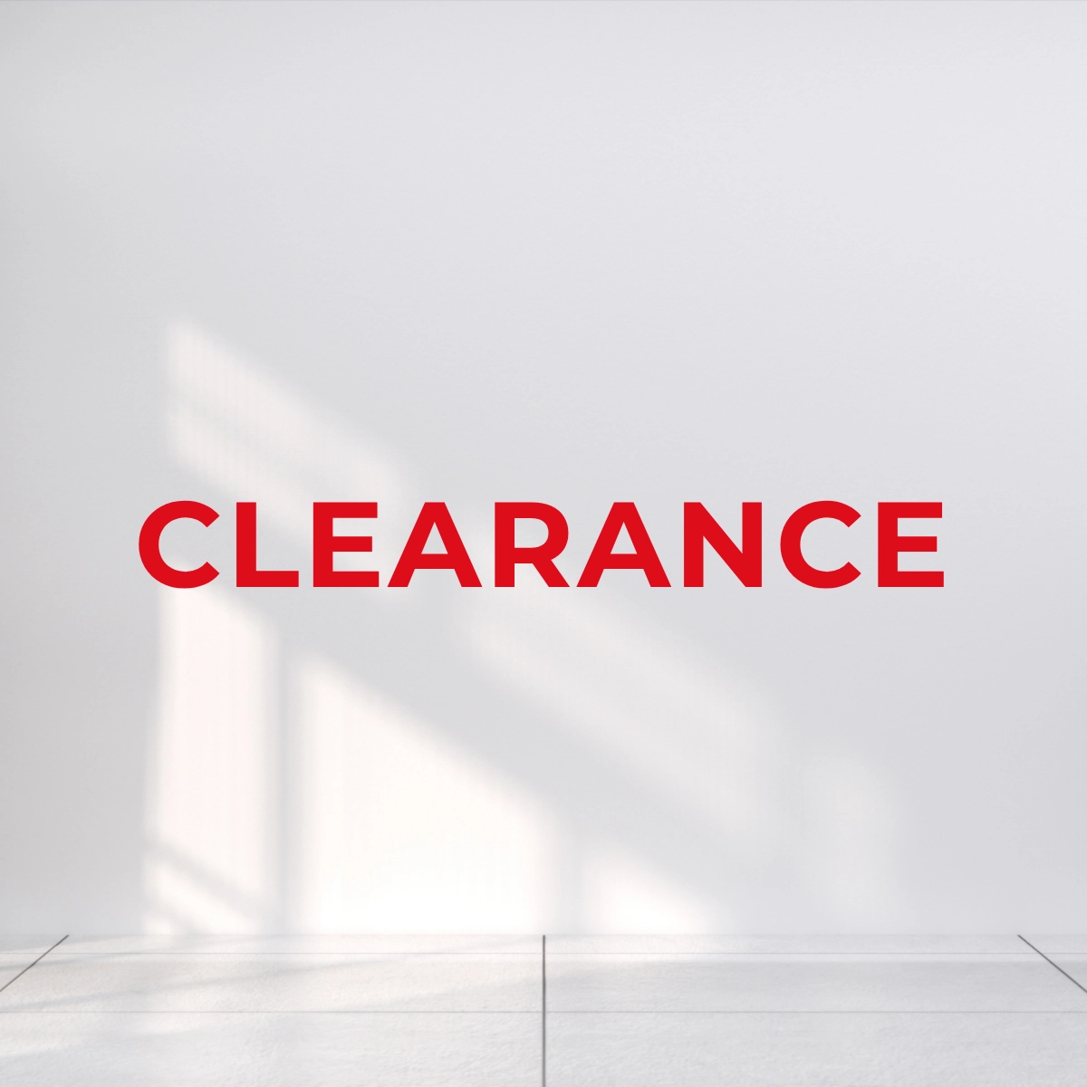 Clearance Items