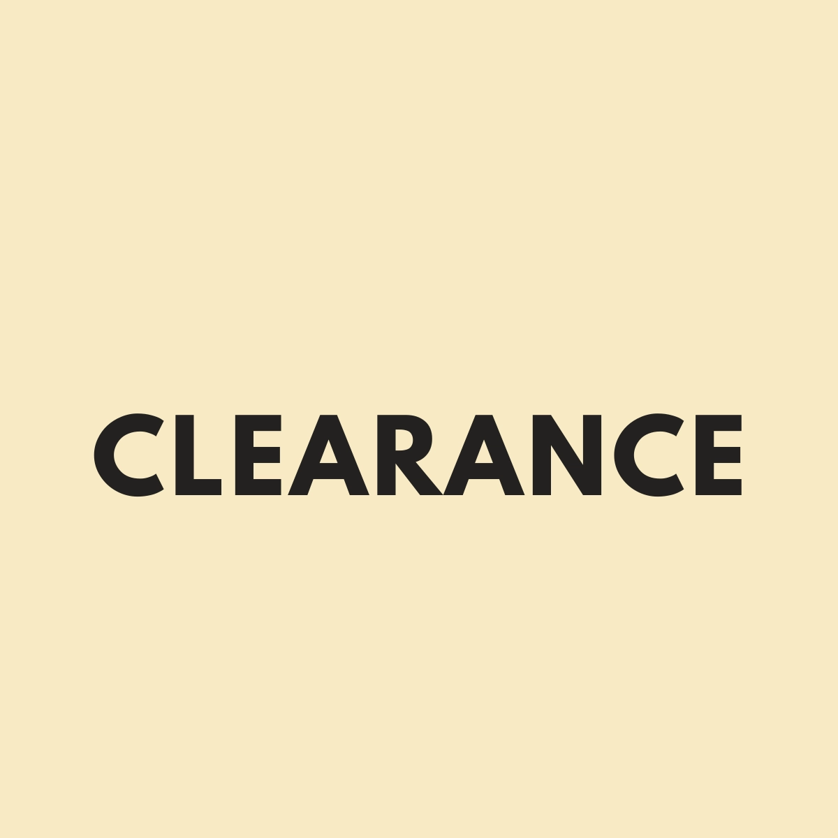Clearance Items