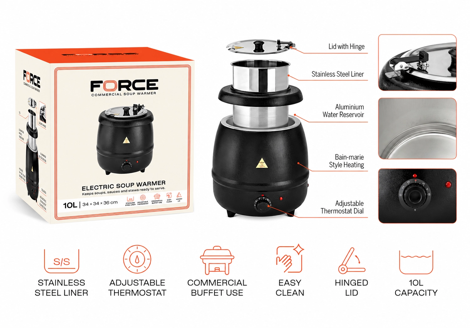 Force Electric Soup Warmer