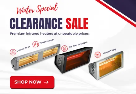 Star Progetti infrared heaters clearance sale