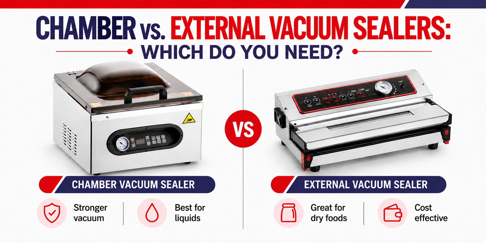 Chamber vs External Vacuum Sealers