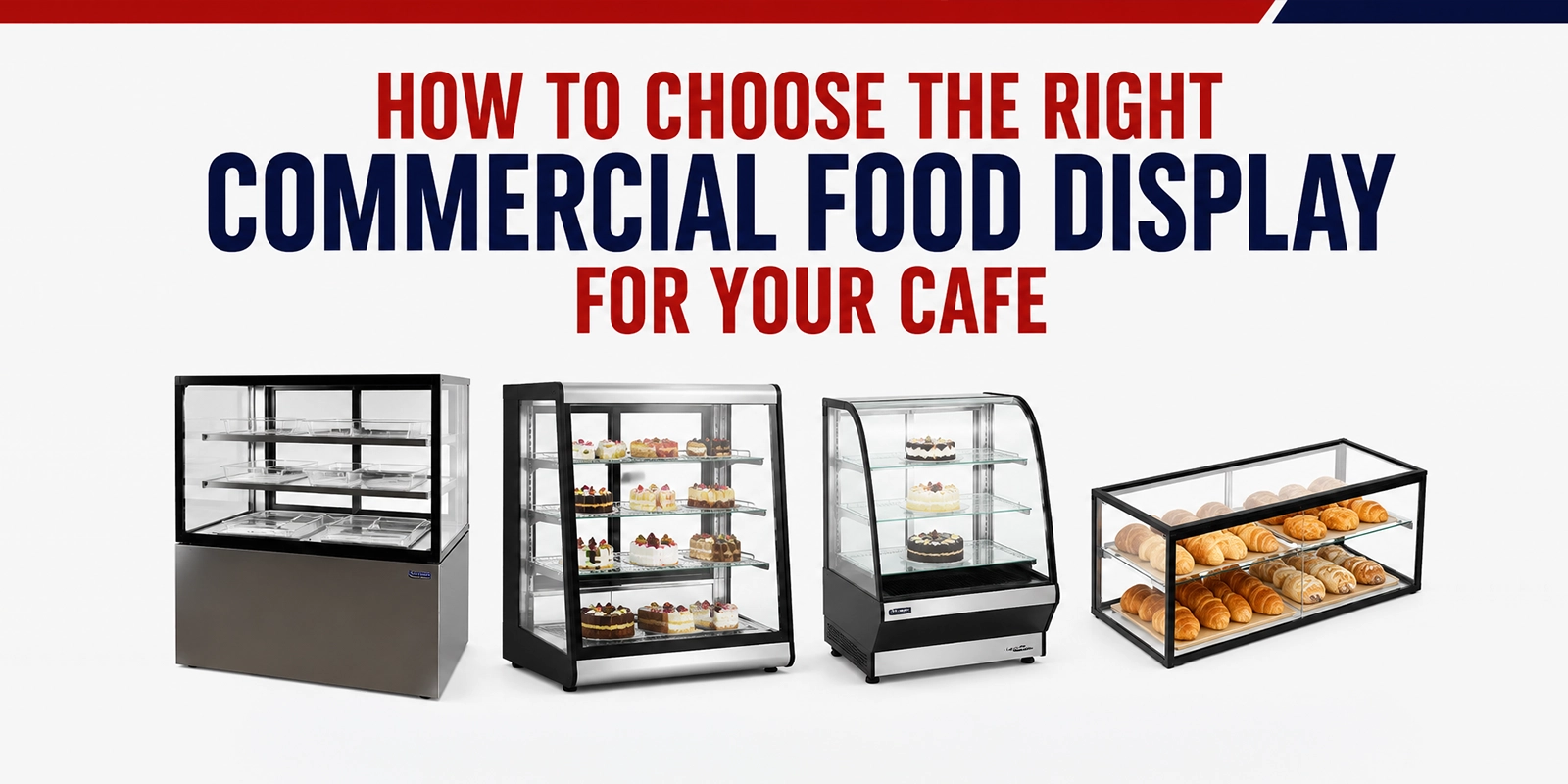 How to Choose a Commercial Food Display for Your Cafe