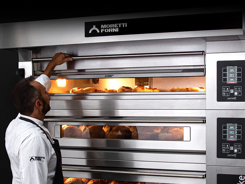 Moretti Forni Serie S electric deck oven