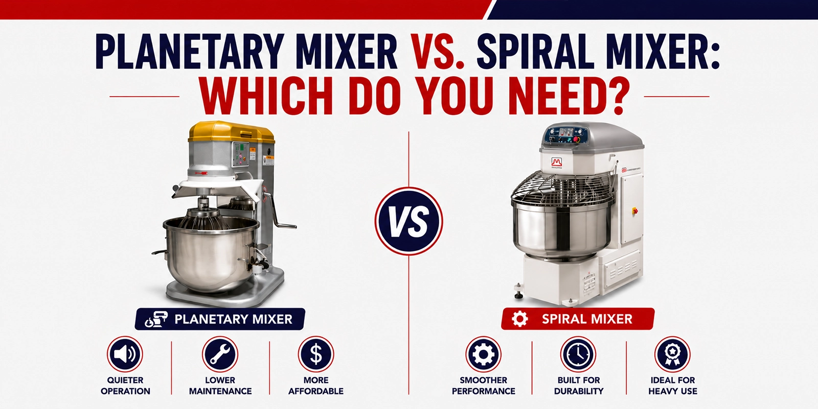 Planetary Mixer vs Spiral Mixer: Which Do You Need?