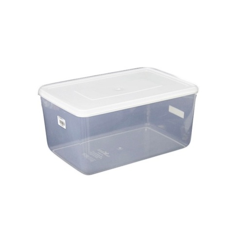 Clear Food Storage Box with White Cover 200x150x300mm - 014681
