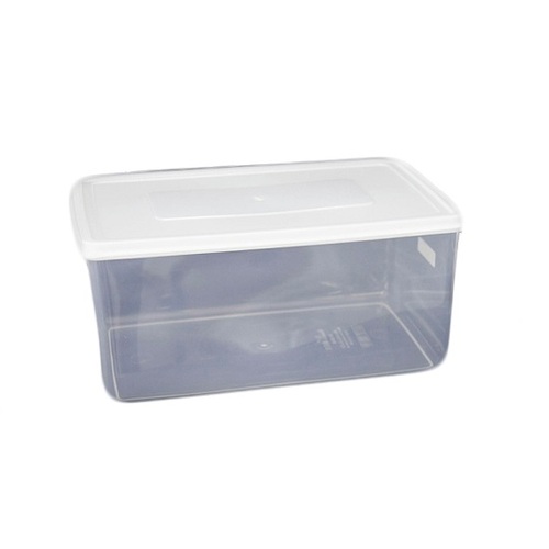 Clear Food Storage Box with White Cover 230x160x345mm - 014682
