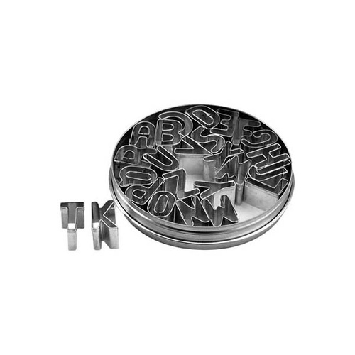 Chef Inox Cutter Set - Alphabet 26 Piece Size: 25mm - 01949