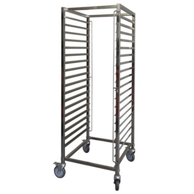 Mantova 0287N - 2/1 Stainless Steel Gastronorm Trolley - 0287N