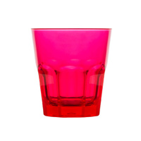 Polysafe Polycarbonate Rocks Tumbler Pink 240ml (Stackable) - Box of 24 (PS-4 PINK) - 0315724