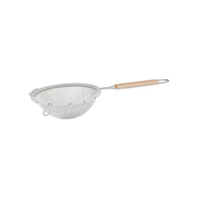 Metaltex Strainer - Medium Tin Mesh with Wood Handle 120mm - 03193