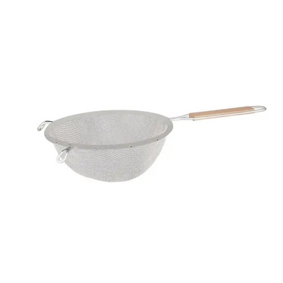 Metaltex Strainer - Medium Tin Mesh with Wood Handle 180mm - 03196