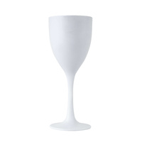 Polysafe Polycarbonate Pure Vino Blanco White 250ml (with Pour Line at 150ml) - Box of 24 (PS-6 W) - 0350125
