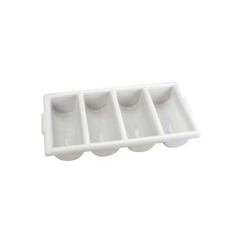 Chef Inox Cutlery Box - 4 Compartment White - 03640-W