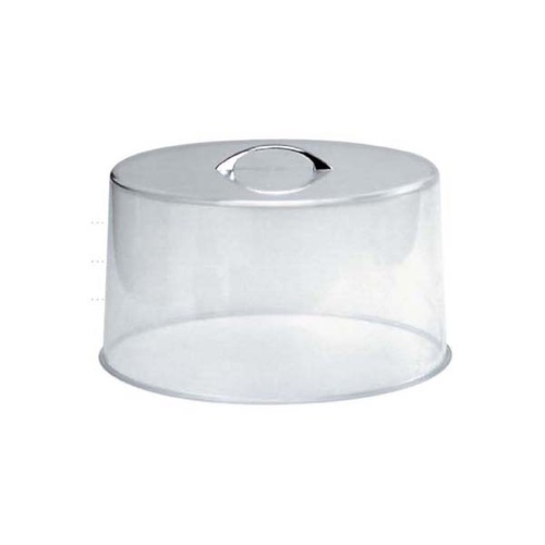 Chef Inox Cake Cover Clear - Chrome Handle 300x185mm - 04140