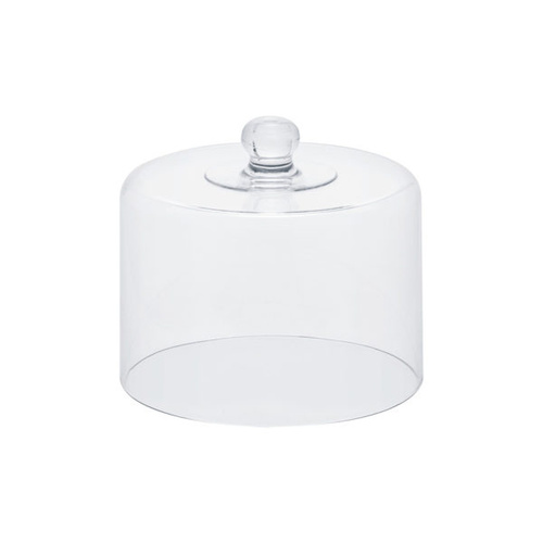 Chef Inox Straight Side Cloche Clear Polycarbonate 208x182mm - 04173