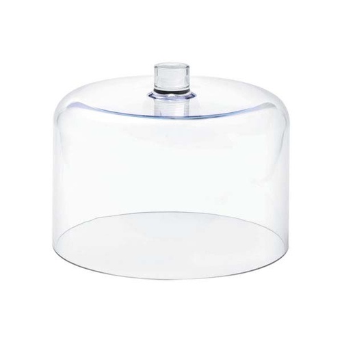 Chef Inox Straight Side Cloche Clear Polycarbonate 275x212mm - 04174