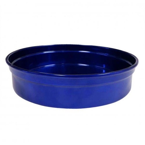 Chef Inox Round Bar Tray - Blue Aluminium 240x50mm - 04200-BL