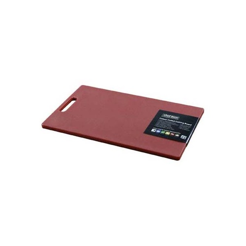Chef Inox Cutting Board - Pp 230x380x12mm Red with Handle - 04343