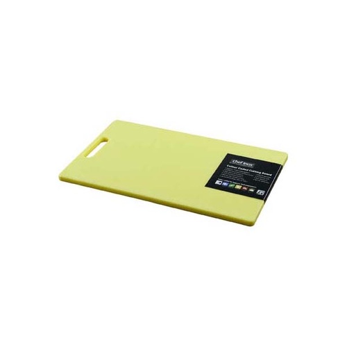 Chef Inox Cutting Board - Pp 230x380x12mm Yellow with Handle - 04344