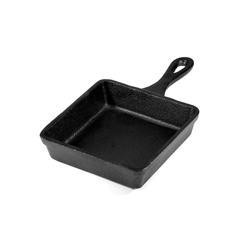 Chef Inox Cast Iron Mini Square Frypan 120x120x30mm - 04626