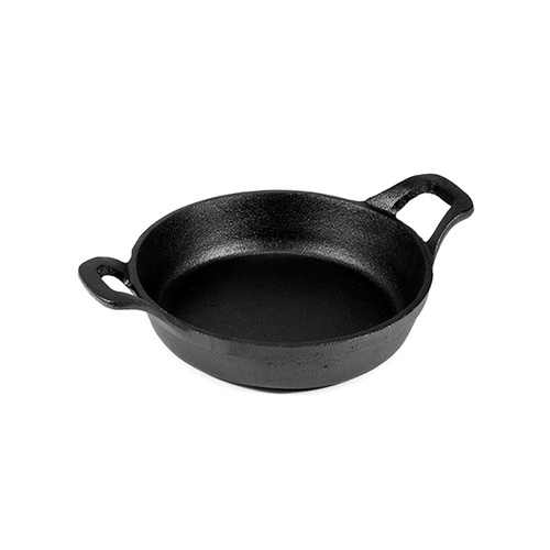 Chef Inox Cast Iron Mini Round Gratin with Handles 150x40mm - 04629