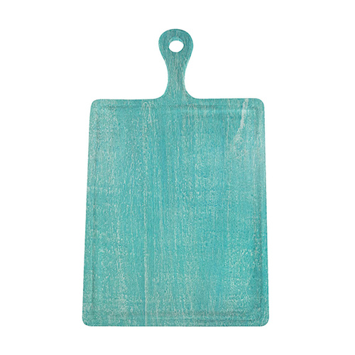 Chef Inox Mangowood Serving Board Rectangular with Handle 300x400x200mm Aqua - 04832AQ