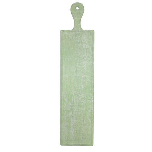 Chef Inox Mangowood Serving Board Rectangular with Handle 670x850x200mm Green - 04838GN