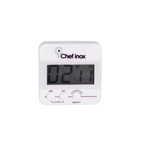 Chef Inox Digital Countdown Timer - 60 Minute 62x62x25mm - 05394