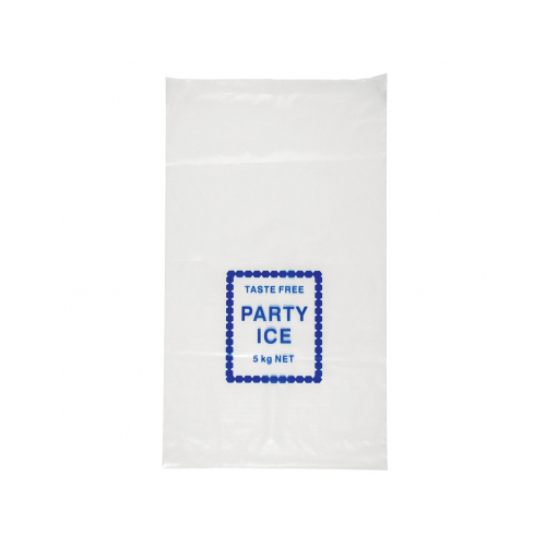 5kg LDPE Party Ice Bag (Pack of 500) - 06-5LDICE