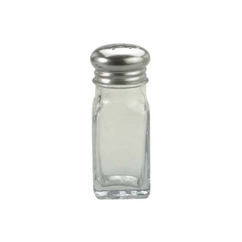 Chef Inox Salt & Pepper - Glass 60ml Stainless Steel Top - 06662