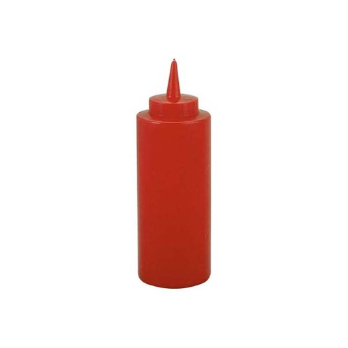 Chef Inox Squeeze Bottle - 340ml/12oz Red - 06942