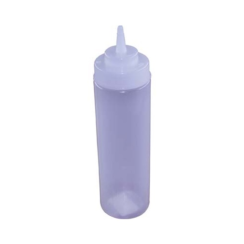 Chef Inox Squeeze Bottle  - Wide Mouth 720ml/24oz Clear (Box of 12) - 06973