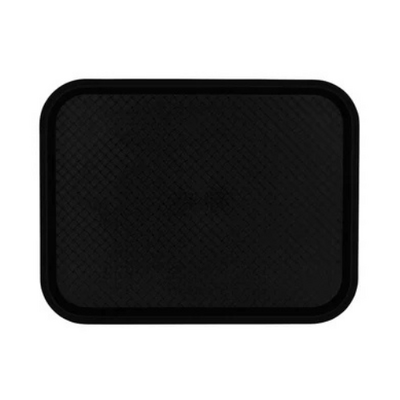 Chef Inox Plastic Tray - 275x350mm Polypropylene Black (Box of 12) - 06984-BK
