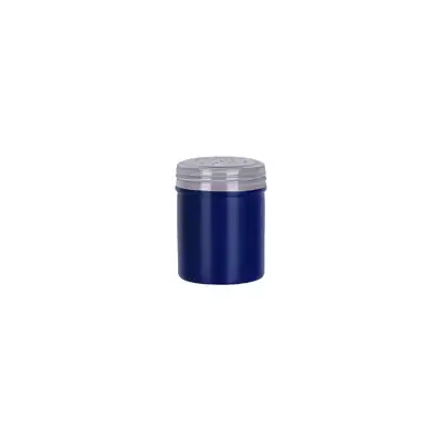 Chef Inox Stainless Steel Blue Salt Dredge 70x90mm 285ml (Box of 12) - 07241-BL