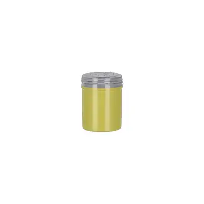 Chef Inox Stainless Steel Yellow Salt Dredge 70x90mm 285ml (Box of 12) - 07241-YL