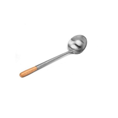 Stainless Steel Ladle with Wooden Handle - Capacity 400ml - 072924