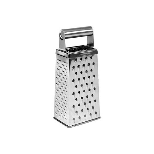 Chef Inox Grater - Stainless Steel 4 Sided Tube Handle 190mm - 07352