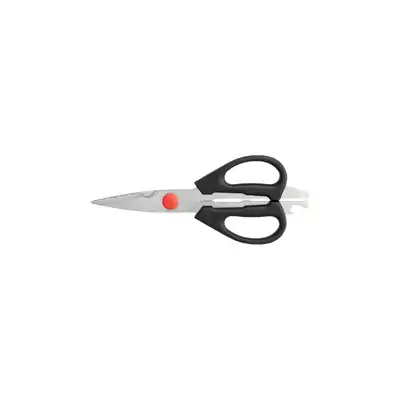Chef Inox Stainless Steel Kitchen Scissors W/Black Handle 210mm - 07391