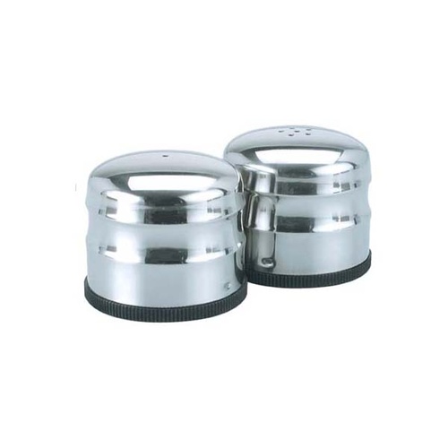 Chef Inox Salt & Pepper Shaker - Stainless Steel Jumbo 18/8 (Pair) - 07777