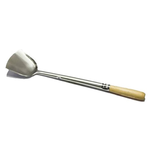 Stainless Steel Spatula with Wooden Handle - 530mm - 080697