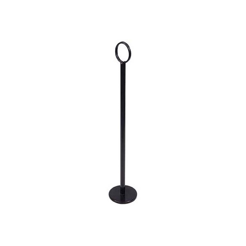Chef Inox Table Number Stand - 300mm Matt Black (Box of 12) - 08130-BK