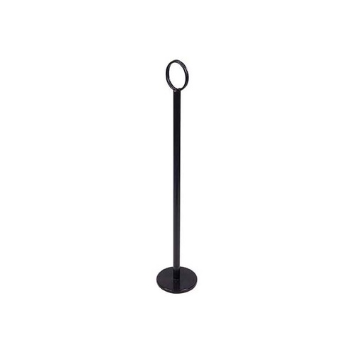 Chef Inox Table Number Stand - 450mm Matt Black (Box of 12) - 08145-BK