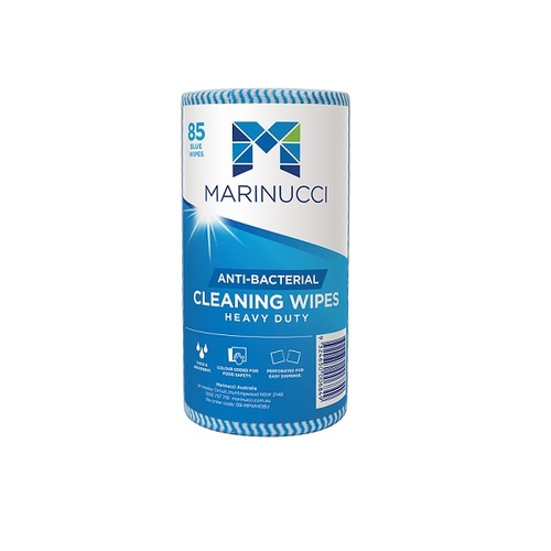 Heavy Duty Anti-Bacterial Wipe Blue - 500 x 300mm - 09-MPWHDBU