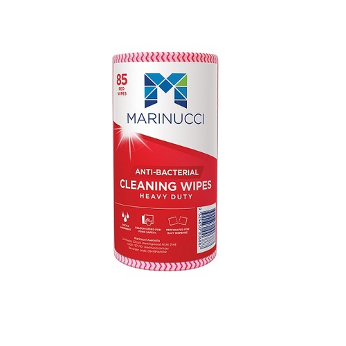 Heavy Duty Anti-Bacterial Wipe Red - 500 x 300mm - 09-MPWHDR