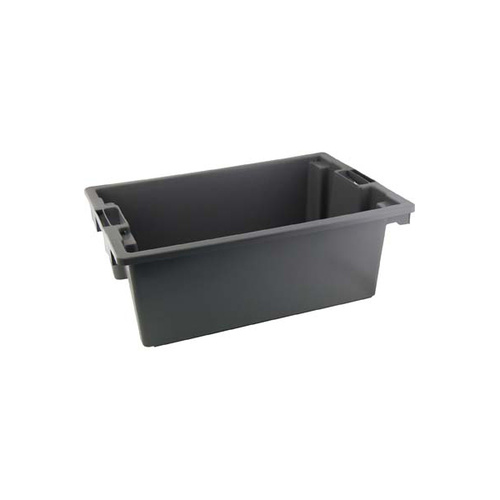 Unica Tote Box Stackable Grey 660x450x230 (Suits 09600) - 09616