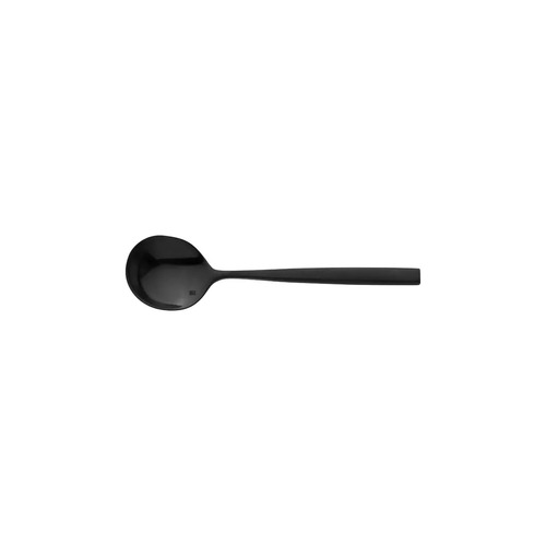 Fortessa Titan Arezzo Black Soup Spoon - 150mm (Box of 12) - 10454-BK